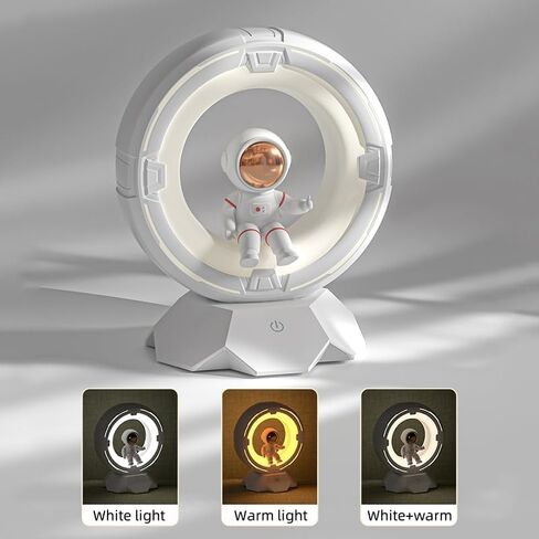 Astronaut Light, Room Decoration, Night Light Baby, Rechargeable & Dimmable with 9-Level Cold & Warm Light, Adjust by Tap & Touch, Kids, Lights for Bedroom, Living Room, Birthday in Saudi Arabia