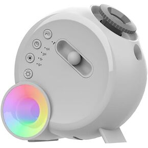 Star Projector, Galaxy Light for Bedroom, Home Planetarium with Remote Control, Realistic Starry Night Ceiling Projector - Perfect Night Light Gift for Kids, Adults, Parties, and Home Decor (White)