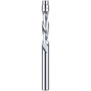 1/4 Inch Shank Spiral Flush-Trim Router Bit Milling Spiral Flush Trim Bit Router Bit Pattern Bit Solid Carbide Flush Trim CNC Down Cut Spiral Router Bit