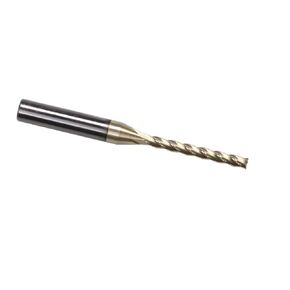 XUANFENG STF 435 UpCut Spiral CNC Router Bit 4 Flutes 3D Carving ZRN Coated Size: 1/8x1-1/4x 2-1/2" Shank 1/4"