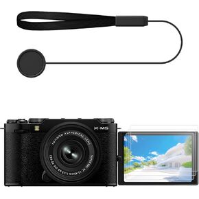 Screen Protector For Fujifilm X-M5,【3Packs Screen Protector+1Pcs Anti-Loss String】 For Fujifilm XM5 screen protector Fuji XM5 Tempered Glass Film 0.25mm 9H Hardness Anti-Scratch Ultra-clear