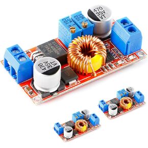 3pcs XL4015 5A DC-DC Step Down Charger Modules, CC CV Lithium Battery Charging Board, LED Power Converter