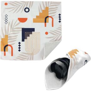 BOROLA 17.7"x17.7" Magic Self-Adhesive Camera Lens Wrap, Nano Fiber Protective Cloth, Anti-Scratch & Dustproof DSLR Lens Pouch, Multi-Purpose Camera Wrap for Photography Accessories, Tablet, Phone