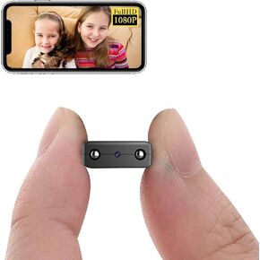 2022 Smallest Camera WiFi,Hidden Camera,HD1080P Wireless Wifi Spy Camera,Portable HDVdeo Security Camera with Night Vision,Motion Detection,Cloud Storage Remote Viewing for Security withiOS Android
