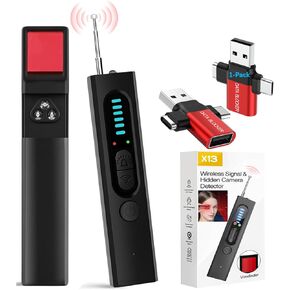 Hidden Camera Detectors, Anti Spy Camera Finder, Infrared Camera Finder, Precise Infrared scanning Makes The Camera Nowhere to Hide for Travel, Car, Bathroom, with 4-in-1 Data Blocker.