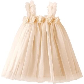 NNJXD Baby Girl Tulle Dress for Toddler Casual Summer Dresses