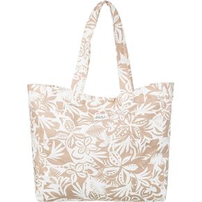 Roxy Large Stylish Tote Bag, Strippy Beach-Camel Sandy