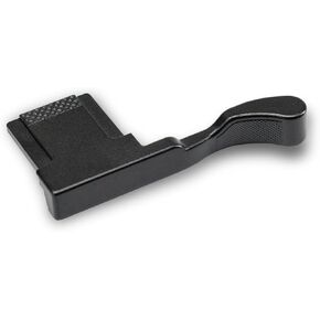 Metal Thumb Up Grip for Fujifilm Fuji X100VI Camera, Hot Shoe Thumb Rest Support Grip ，Exclusive Vintage Anti-Slip Pattern, Enhance The camera's Grip Feel (Black)