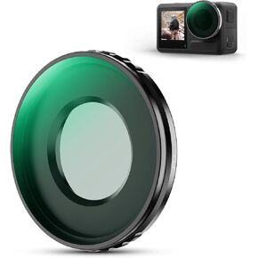 K&F Concept Screw On Fit CPL Filter for DJI Osmo Action 5 Pro/Osmo Action 4, Circular Polarizers Filter, Top Optical Glass with Multi-Coated Filter, Anti-Glare Reduce Reflections