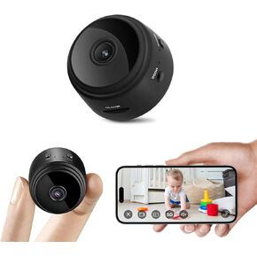 Hidden Spy Camera, WiFi Mini HD 1080P Wireless Camera for Home Office Security, Small Camera Nanny Cam with Motion Sensor Night Vision, APP Control Camera for Baby, Pets (Video Only)