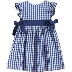 Lil cactus Baby Girls Ruffle Dress with Bows