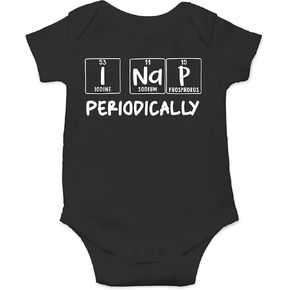 AW Fashions I Nap Periodically Baby Bodysuit Funny Cute Newborn Romper Coming Home Outfit for Infant Boys