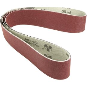 uxcell 2-Inch x 42-Inch Aluminum Oxide Sanding Belt 180 Grits Sandpaper Lapped Joint for Belt Sander 3pcs