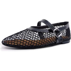 Women's Ballet Flats Shoes for Women Ballet Flats Mary Jane Flats Round Toe Comfortable Dressy Ballet Flats with Buckle Strap