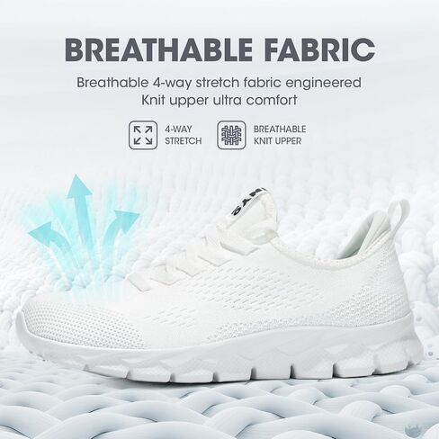 INYO Womens Sneakers Walking Lightweight Tennis Shoes No Slip Sports Workout Gym Shoes for Running in Saudi Arabia
