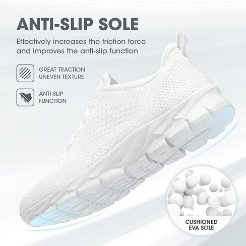INYO Womens Sneakers Walking Lightweight Tennis Shoes No Slip Sports Workout Gym Shoes for Running in Saudi Arabia