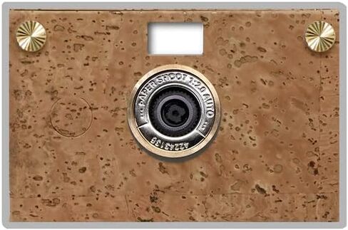 Paper Shoot Camera | Deluxe Camera Set - Cork (Plain), Black in Saudi Arabia