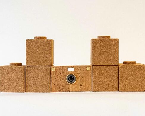 Paper Shoot Camera | Deluxe Camera Set - Cork (Plain), Black in Saudi Arabia