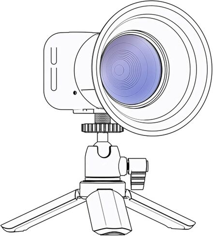 Atli 49mm Natural Night Filter 2mm سماكة Atli eon الزمنية مرور الوقت إكسسوارات الكاميرا للمشاهد الليلية تلوث الضوء in Kuwait