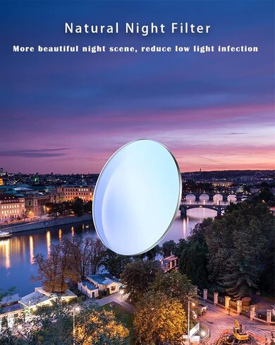 Atli 49mm Natural Night Filter 2mm سماكة Atli eon الزمنية مرور الوقت إكسسوارات الكاميرا للمشاهد الليلية تلوث الضوء in Kuwait