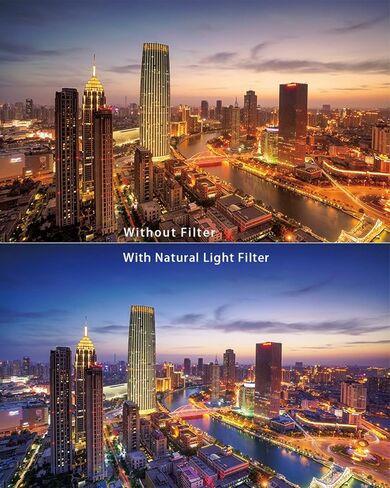 Atli 49mm Natural Night Filter 2mm سماكة Atli eon الزمنية مرور الوقت إكسسوارات الكاميرا للمشاهد الليلية تلوث الضوء in Kuwait