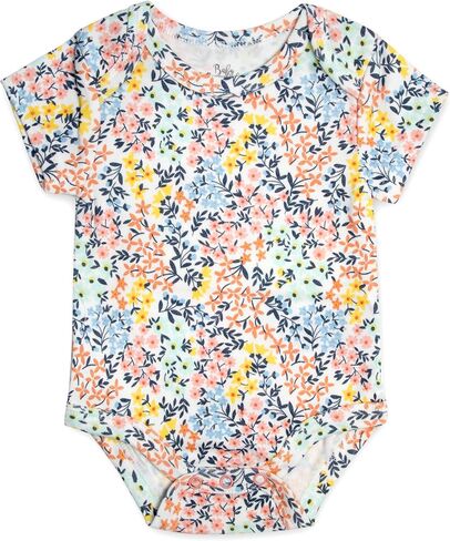Baby Essentials Baby Girls 6 Piece Bodysuit Set in Kuwait