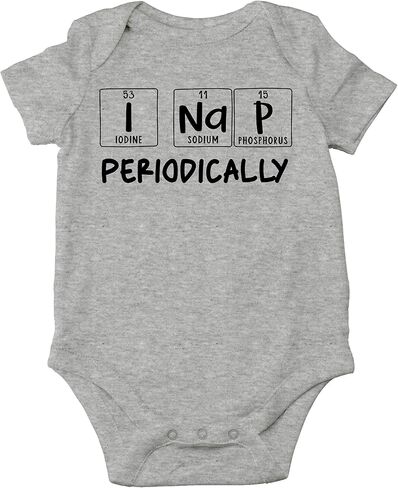 AW Fashions I Nap Periodically Baby Bodysuit Funny Cute Newborn Romper Coming Home Outfit for Infant Boys in Saudi Arabia