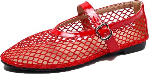 Women's Ballet Flats Shoes for Women Ballet Flats Mary Jane Flats Round Toe Comfortable Dressy Ballet Flats with Buckle Strap in Saudi Arabia