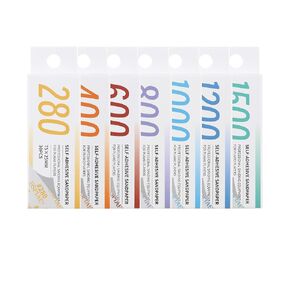 DSPIAE Self-Adhesive Sanding Paper 7 Packs (Grit 280/400/600/800/1000/1200/1500#) 210 pcs Combination of self-Adhesive sandpapers