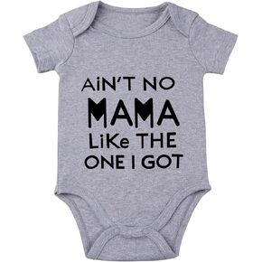 listery Aint No Mama Like The One I Got Baby Bodysuit Boy Clothes Mommy Bodysuit Mamas Boy Baby Clothes