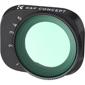 K&F Concept Mini 3 Pro Variable ND2-32 (1-5 Stop) ND Filter Compatible with DJI Mini 3 Pro, 28 Multi-Coated Mini 3 Pro Accessories