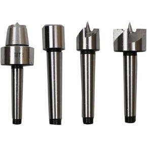 4pcs Mt2 Drive Cup Cup مجموعة أدوات أدوات النجارة الخشبية للخشب والمعادن مخرطة الخشب المخرطة المخرطة الحية