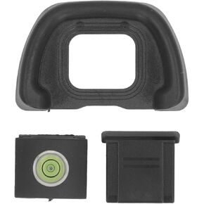 Camera Viewfinder Eyecup Eyepiece Eyeshade for D780 Viewfinder Camera, Eyepiece Eye Cup with Hot Shoe Level and Hot Shoe Cover, Horizontal Leveling, Eye Cup Replace