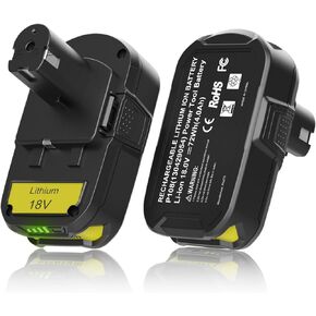 Powilling 2Packs 4.0Ah Battery Replacement for Ryobi 18V Battery, P102 Lithium for Ryobi 18V Cordless Tools P108 P107 P105 P104 P103