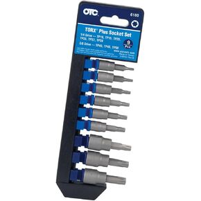 OTC 6180 TORX PLUS Bit Socket Set - 9 Piece