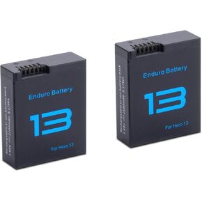 2-Pack Battery for GoPro 13, Long Endurance, Large Capacity Batteries Support Fast Charge for Go Pro Hero 13 Camera Charger Accessories 2100mAh