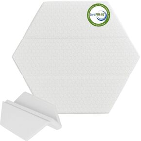 YENING Thick Hexagon Playpen Mat Foam - 52 x 45 Hexagon Play Pen Mattress Pad Washable Baby Play Yard Insert Matt Waterproof