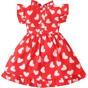 VINUOKER Toddler Baby Girl Skirt Floral Dress Summer Sundress Little Girl Casual Dresse Summer Fall Outfits