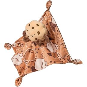 Mary Meyer Sweet Soothie Lovey Security Blanket, 10 x 10-inches, Chocolate Chip Cookie