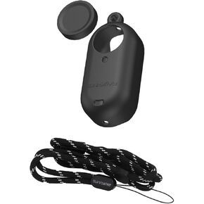 BTG Silicone Protective Cover with Neck Strap for Insta360 Go 3S Accessories