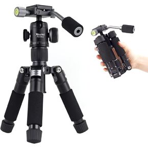 Aluminum Alloy Mini Tripod Camera Desktop Tripod Height 51 cm with Ball Head Suitable for Smartphones, Digital Cameras, SLR Cameras, mirrorless Cameras, etc.