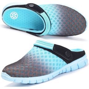 HSYOOES MENS WOMENS BUMES & CLAGS Garden Shoes Summer Treasable Mesh Slippers Non-Slip Outdize Beach Sandals Usisex in Kuwait