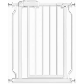 Extra Tall Wide Baby Gate Walk Through, Stand 38" Tall, 71.6-76.3 Inch Pressure Mounted No Drill Dog/Puppy/Pet Long Large Gates - Safety Gate for The House Doorways and Stairways