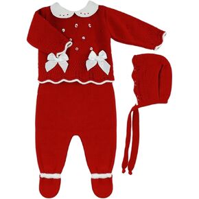 ملابس متماسكة من 3 قطع مع أقواس للأولاد والبنات - صنع في إسبانيا in Kuwait