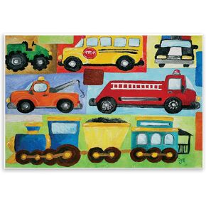 The Kids Room by Stupell Transportation Collage, 10 x 15, Multi-Color