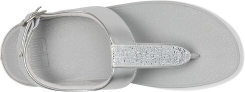 FITFLOP FINO CRYSTAL MIX T-Strap Sandals Wedge in Saudi Arabia