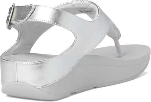 FITFLOP FINO CRYSTAL MIX T-Strap Sandals Wedge in Saudi Arabia