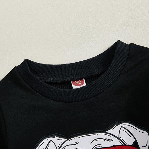طفل طفل رضيع لاعب كرة القدم يوم لعبة Sweatshirt قمة وسروال وضع 2pcs الرضع الخريف ملابس الشتاء in Kuwait