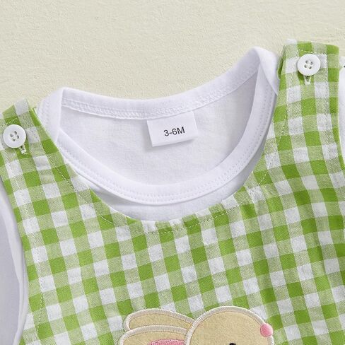 My First Halloween Baby Boy Outfit Newborn Pumpkin Romper + Plaid Overalls+ Hat 3Pcs Infant Boy Fall Clothes in Kuwait