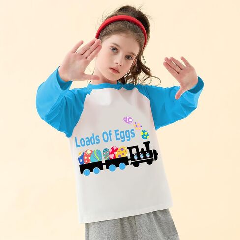 Ddsol Toddler Boy Day Day Shirt Bunny Outfit Monster Truck Egg Hunt Tshirt Long Sleeve Rabbit Clother Kid Tope Top in Saudi Arabia